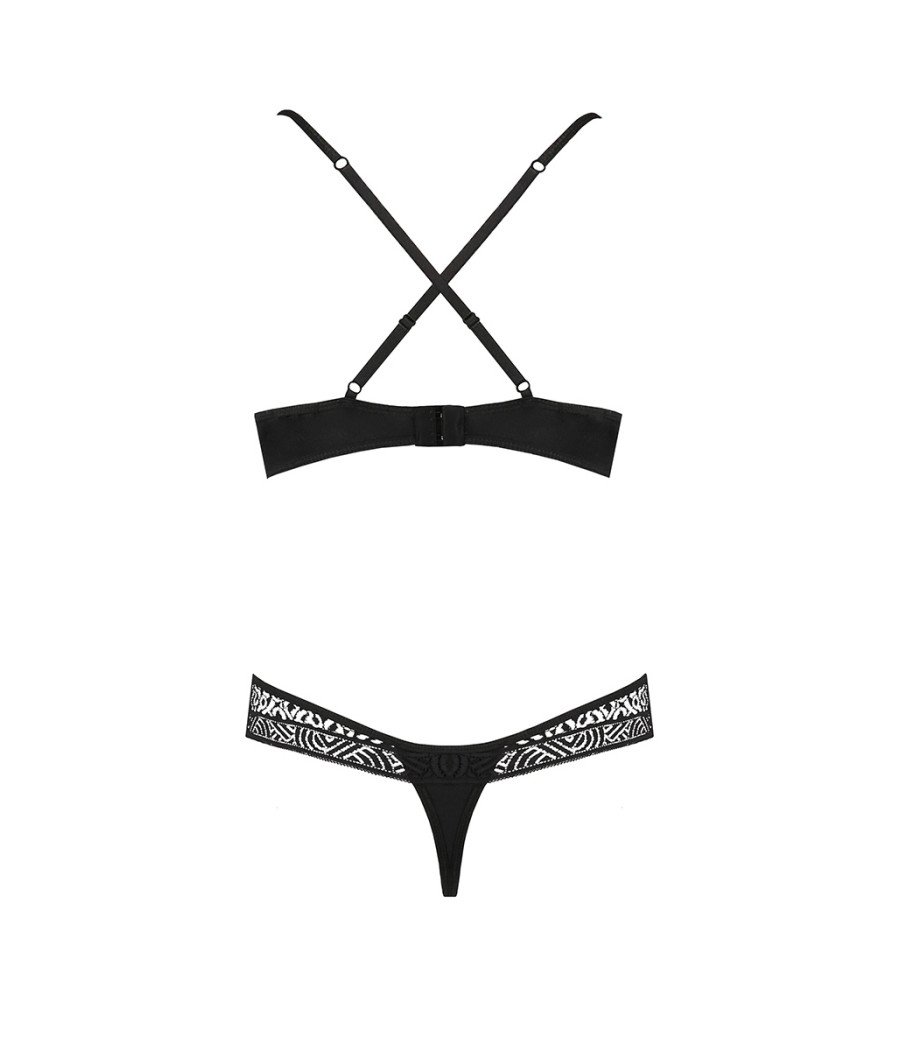 Ensemble Scarlet Bikini noir - Passion