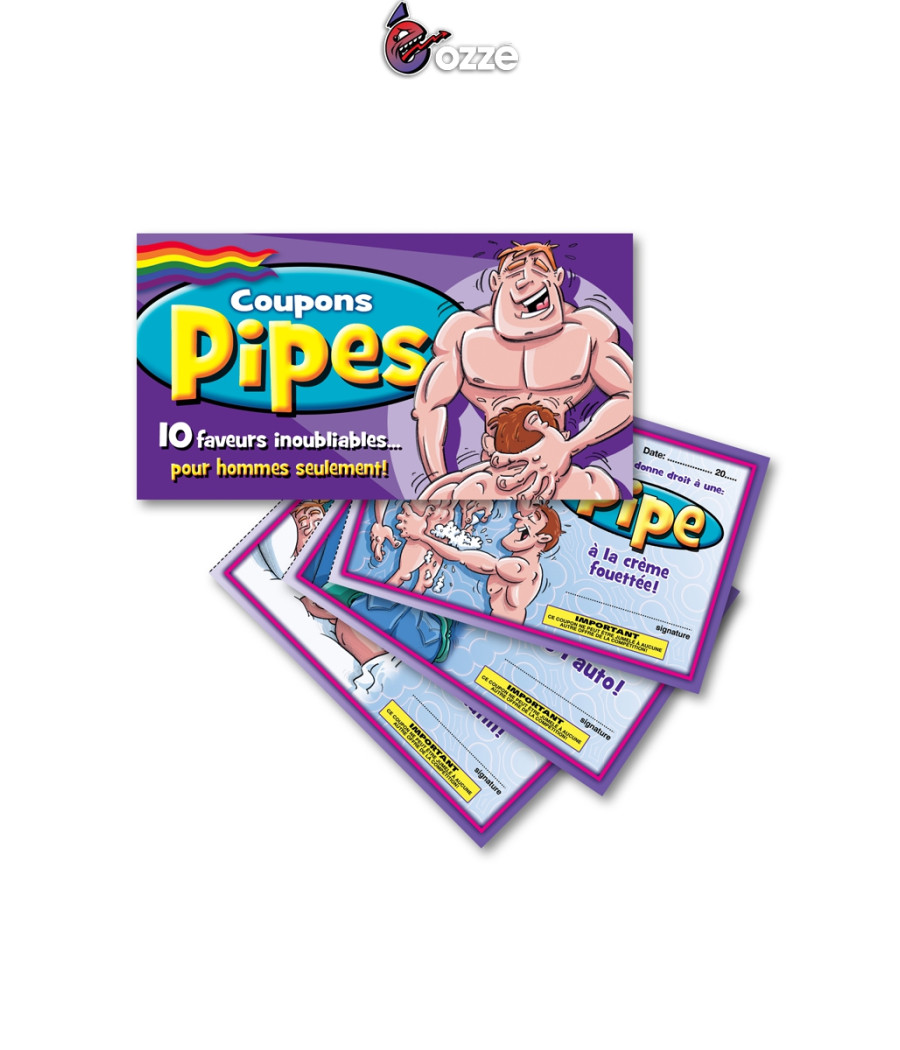 Coupons pipes pour hommes