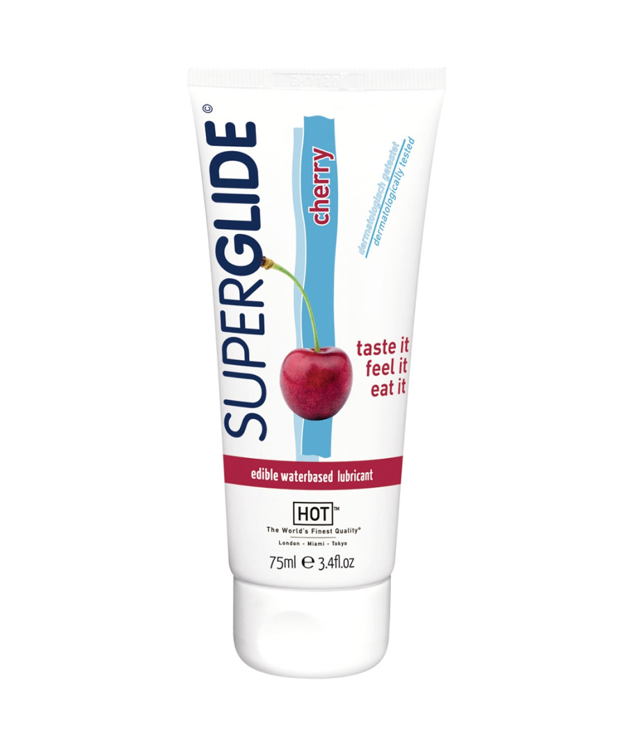 Lubrifiant Comestible SuperGlide cerise - HOT