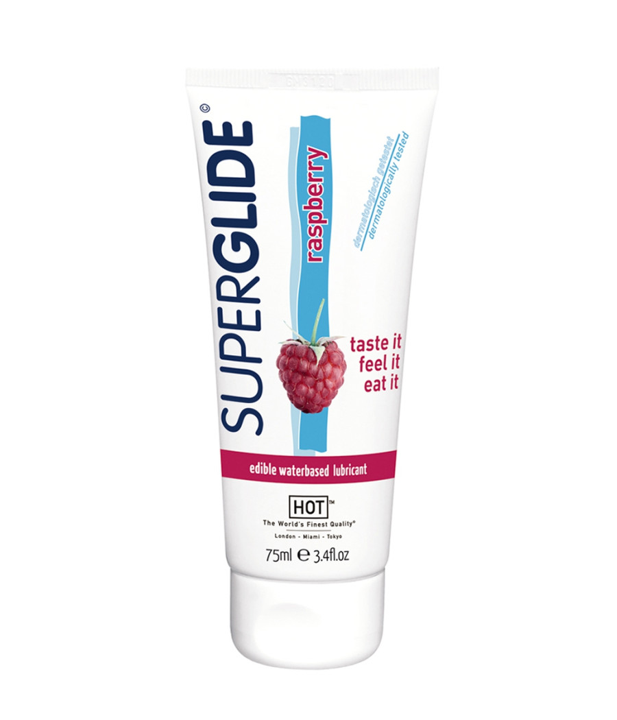 Lubrifiant Comestible SuperGlide framboise - HOT