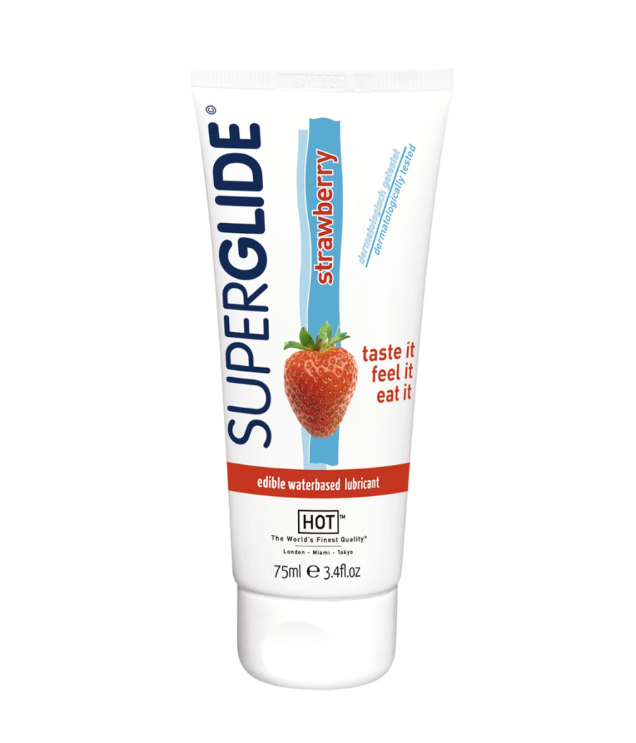 Lubrifiant Comestible SuperGlide fraise - HOT