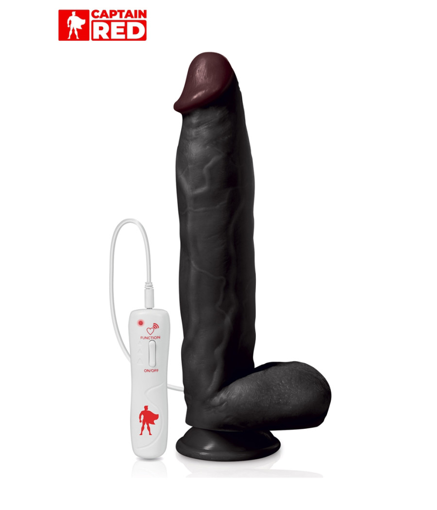 Vibro XXL The Power Black 31 x 6 cm - Captain Red