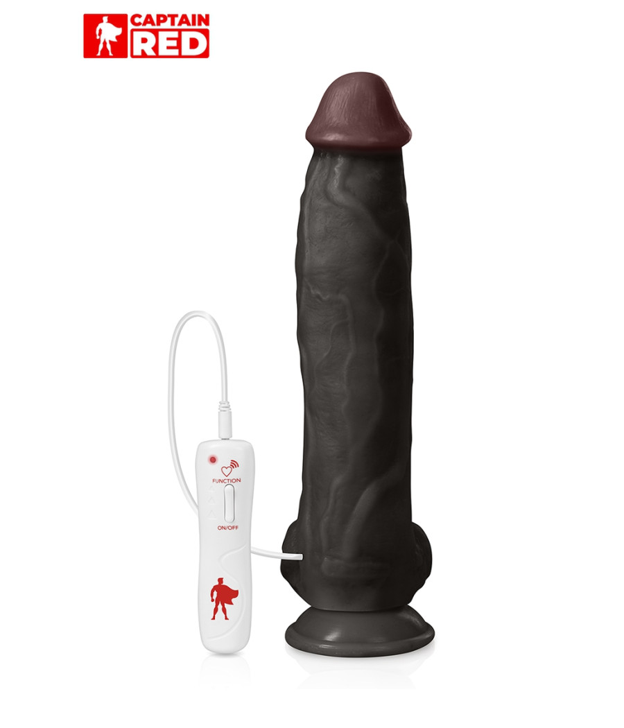 Vibro XXL The Power Black 31 x 6 cm - Captain Red