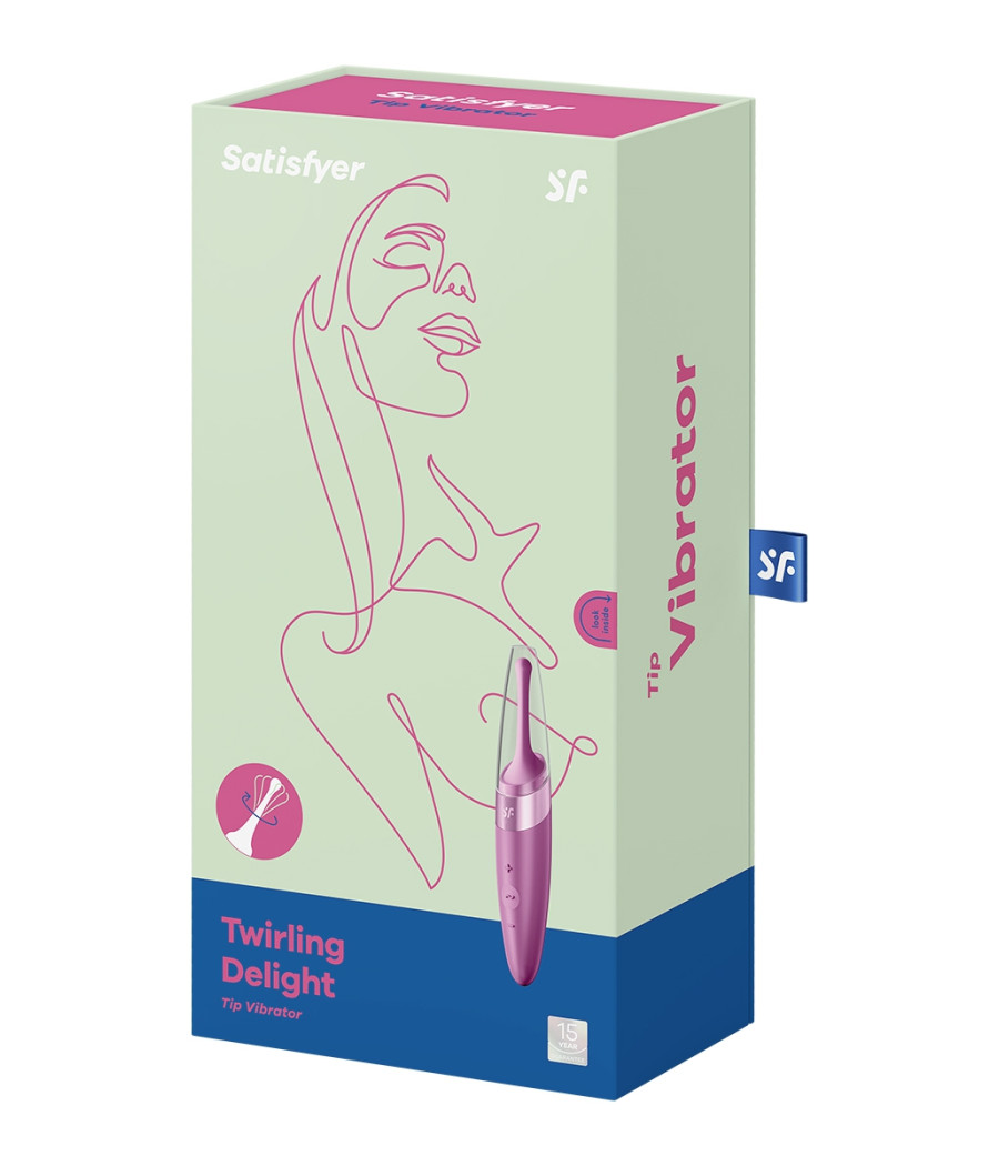 Stimulateur Twirling Delight Framboise - Satisfyer