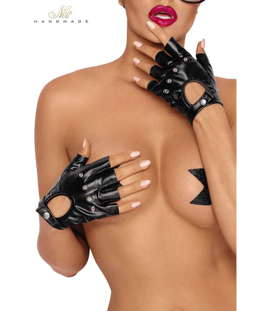 Gants mitaines en wetlook F264