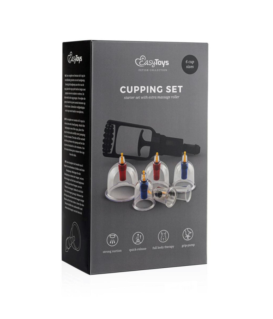 Coffret 6 ventouses Cupping Set - EasyToys Fetish Collection