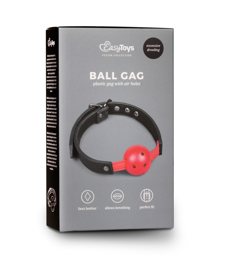 Gagged Ball avec balle rouge - EasyToys Fetish Collection