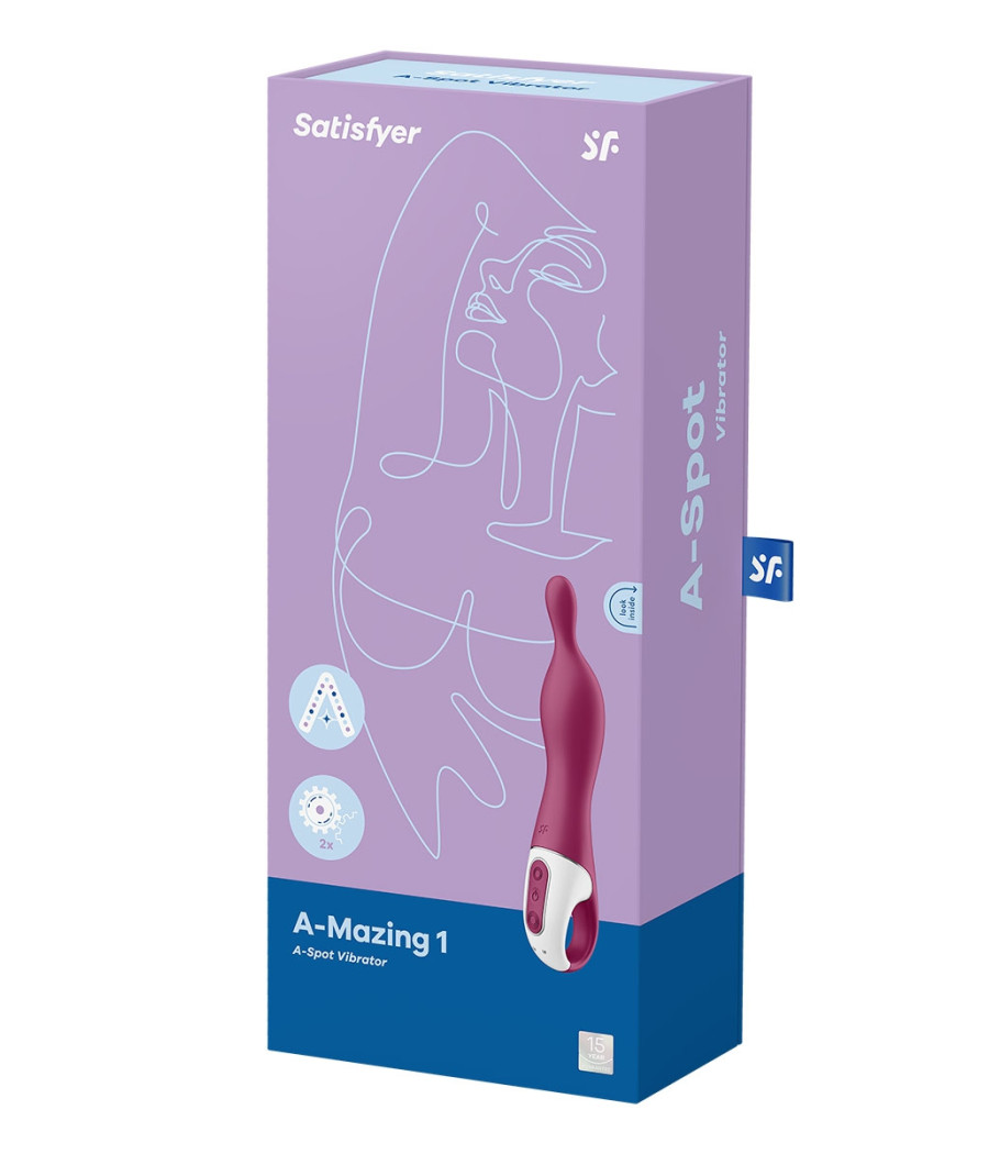 Vibromasseur A-Mazing 1 Bordeaux - Satisfyer