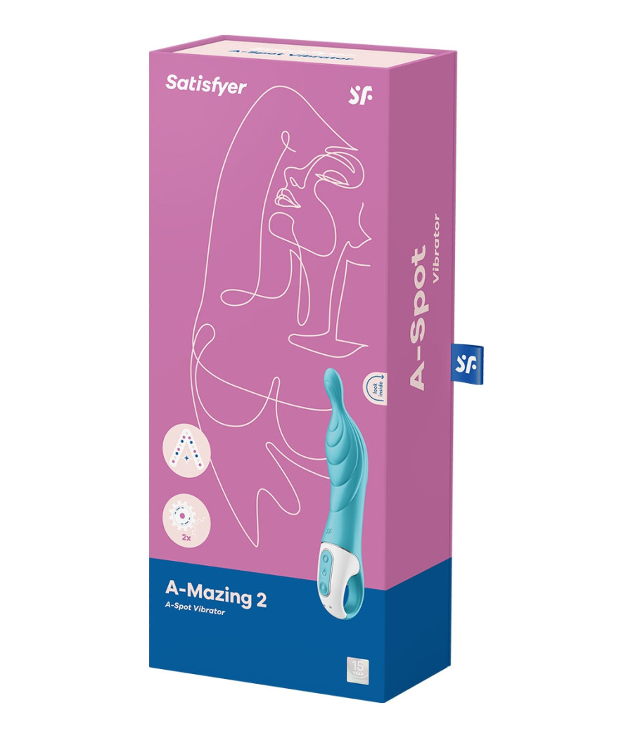 Vibromasseur A-Mazing 2 Turquoise - Satisfyer