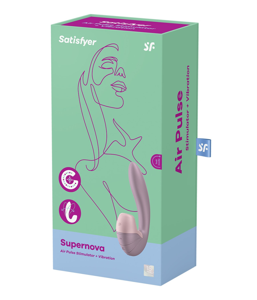 Double stimulateur Supernova rose - Satisfyer