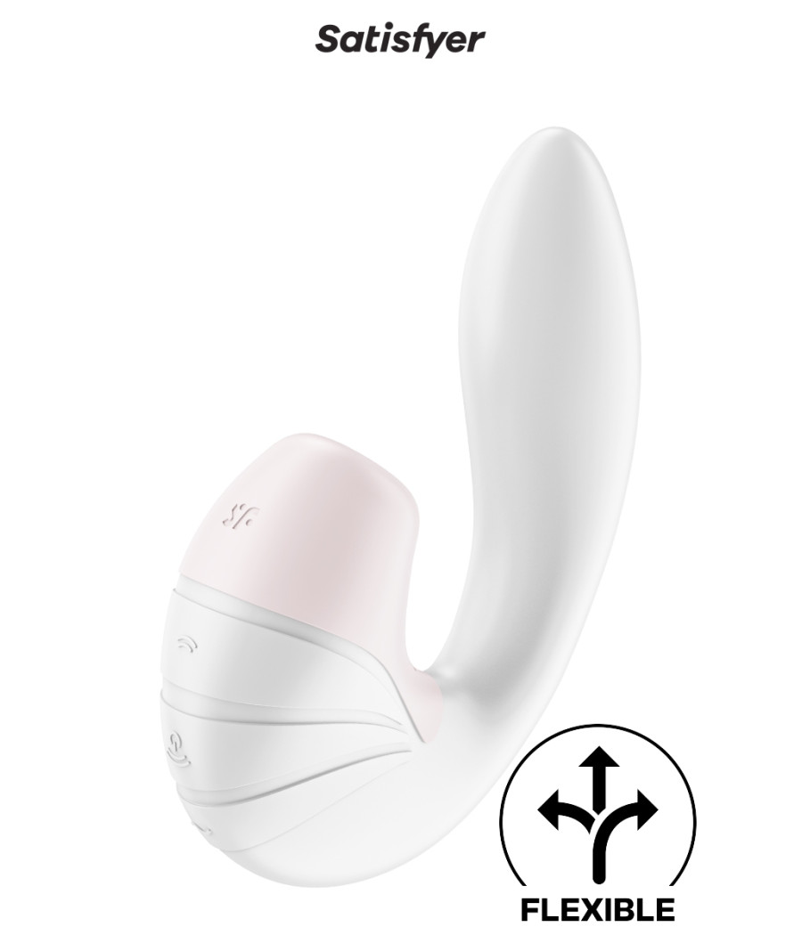 Double stimulateur Supernova blanc - Satisfyer