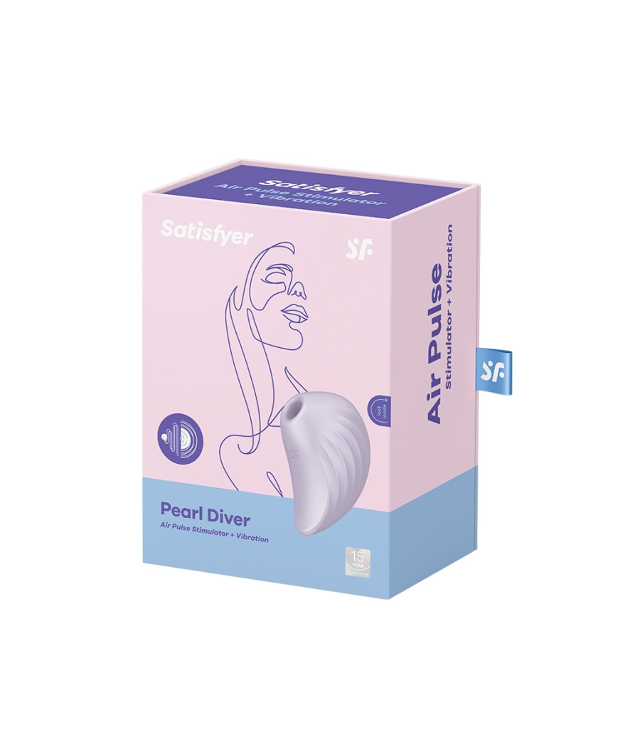 Double stimulateur Pearl Diver violet - Satisfyer