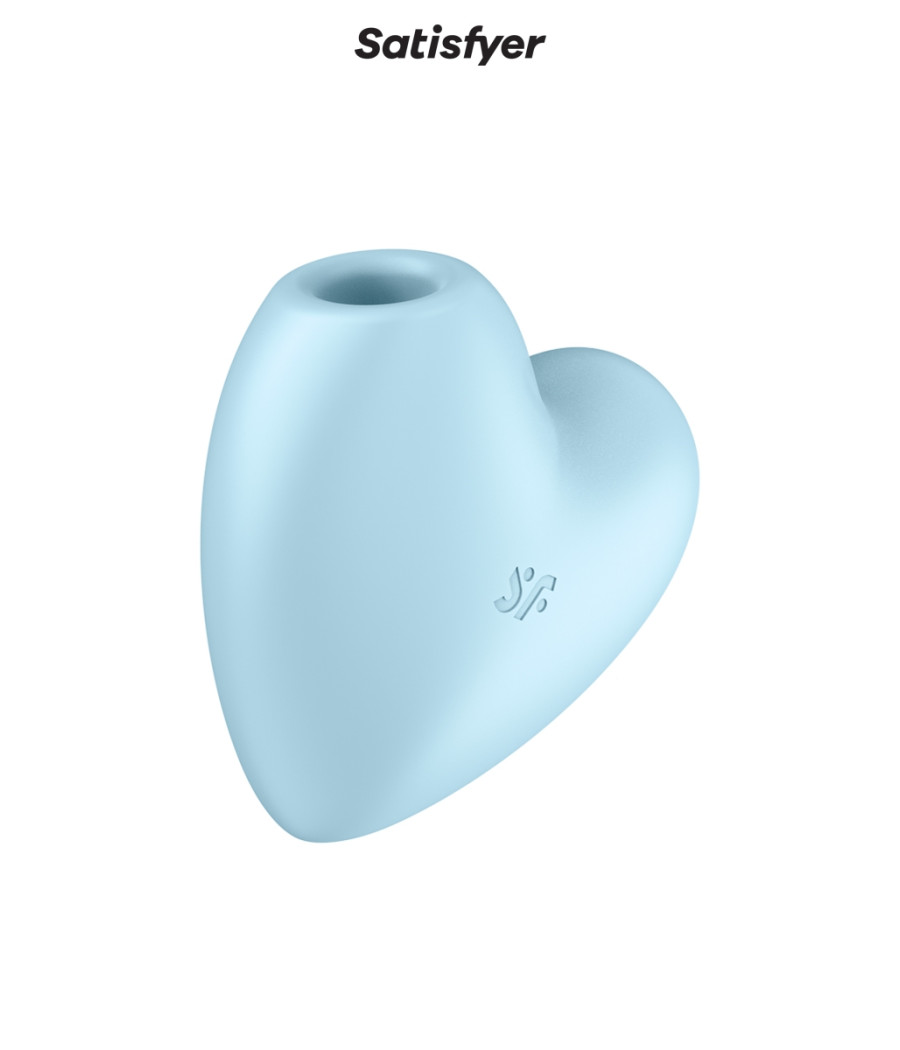 Double stimulateur Cutie Heart bleu - Satisfyer