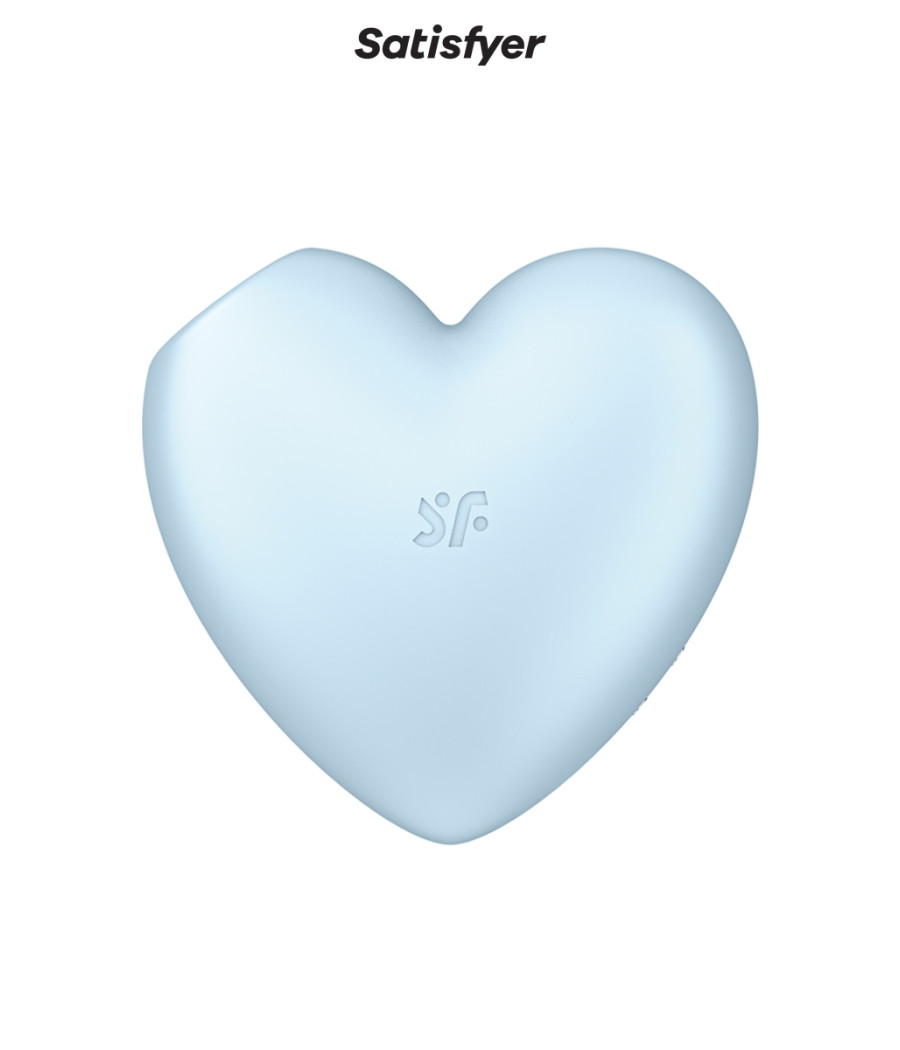 Double stimulateur Cutie Heart bleu - Satisfyer