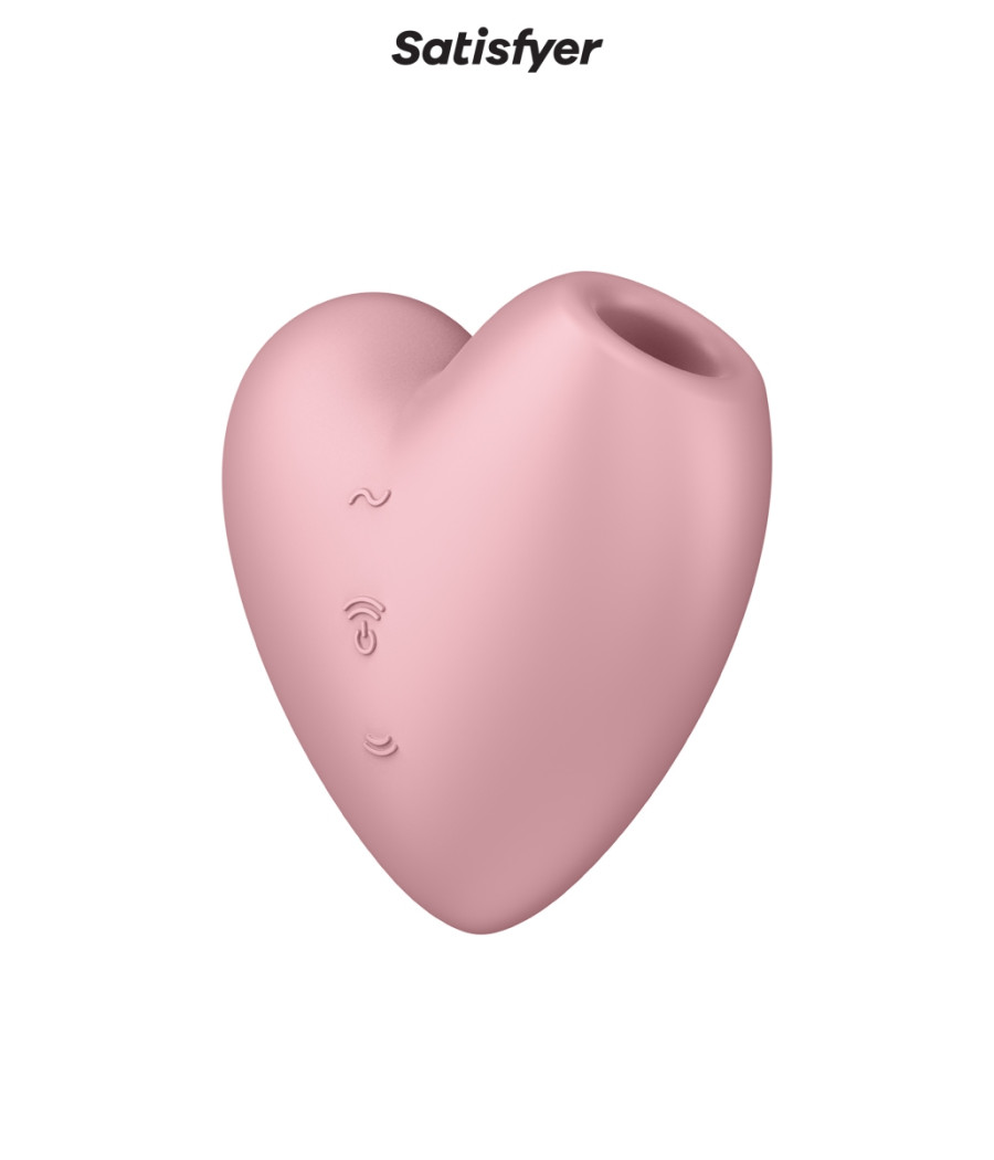 Double stimulateur Cutie Heart rose - Satisfyer