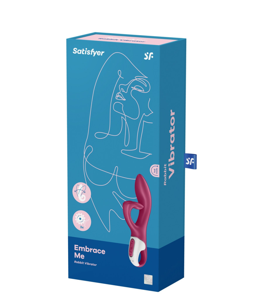 Vibro Rabbit Embrace Me Bordeaux - Satisfyer