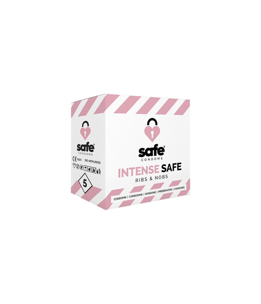 5 préservatifs Safe Intense