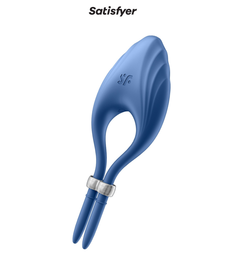 Anneau vibrant Duelist bleu - Satisfyer