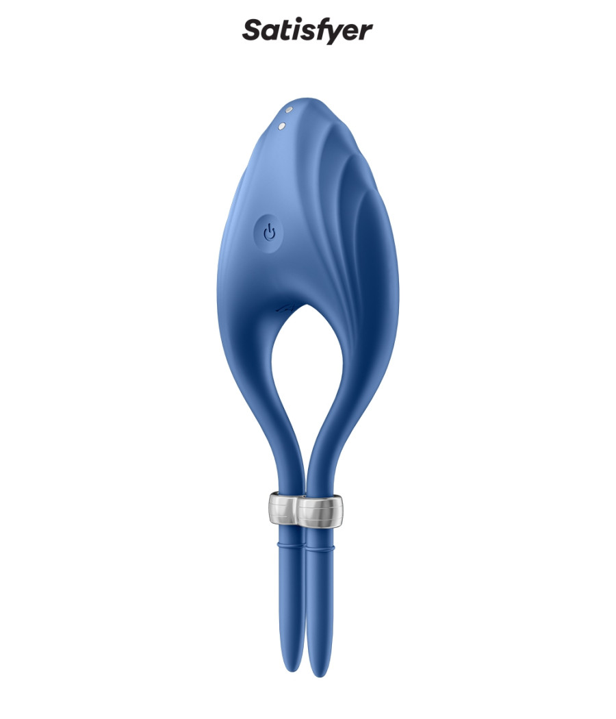 Anneau vibrant Duelist bleu - Satisfyer