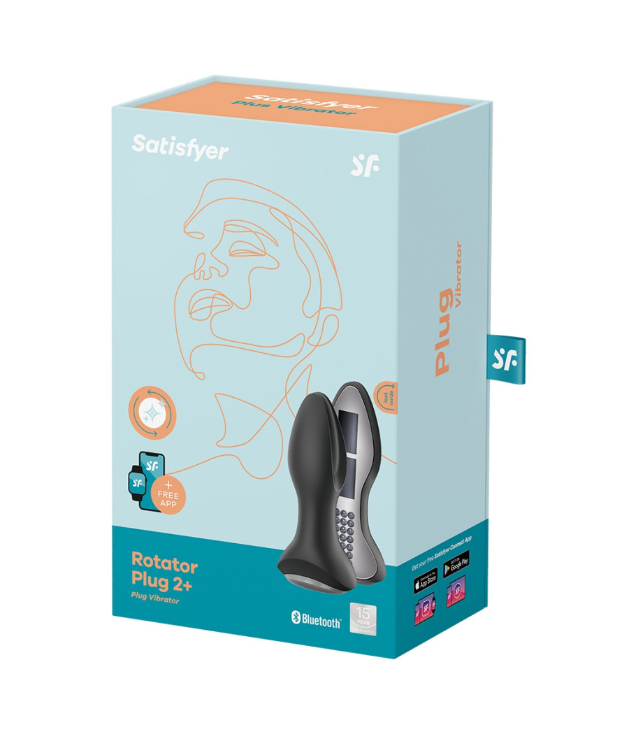 Plug vibrant Rotator Plug 2+ noir - Satisfyer