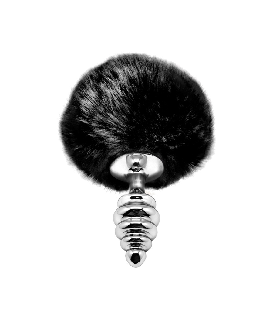 Plug métal Fluffy Twist S noir - Alive