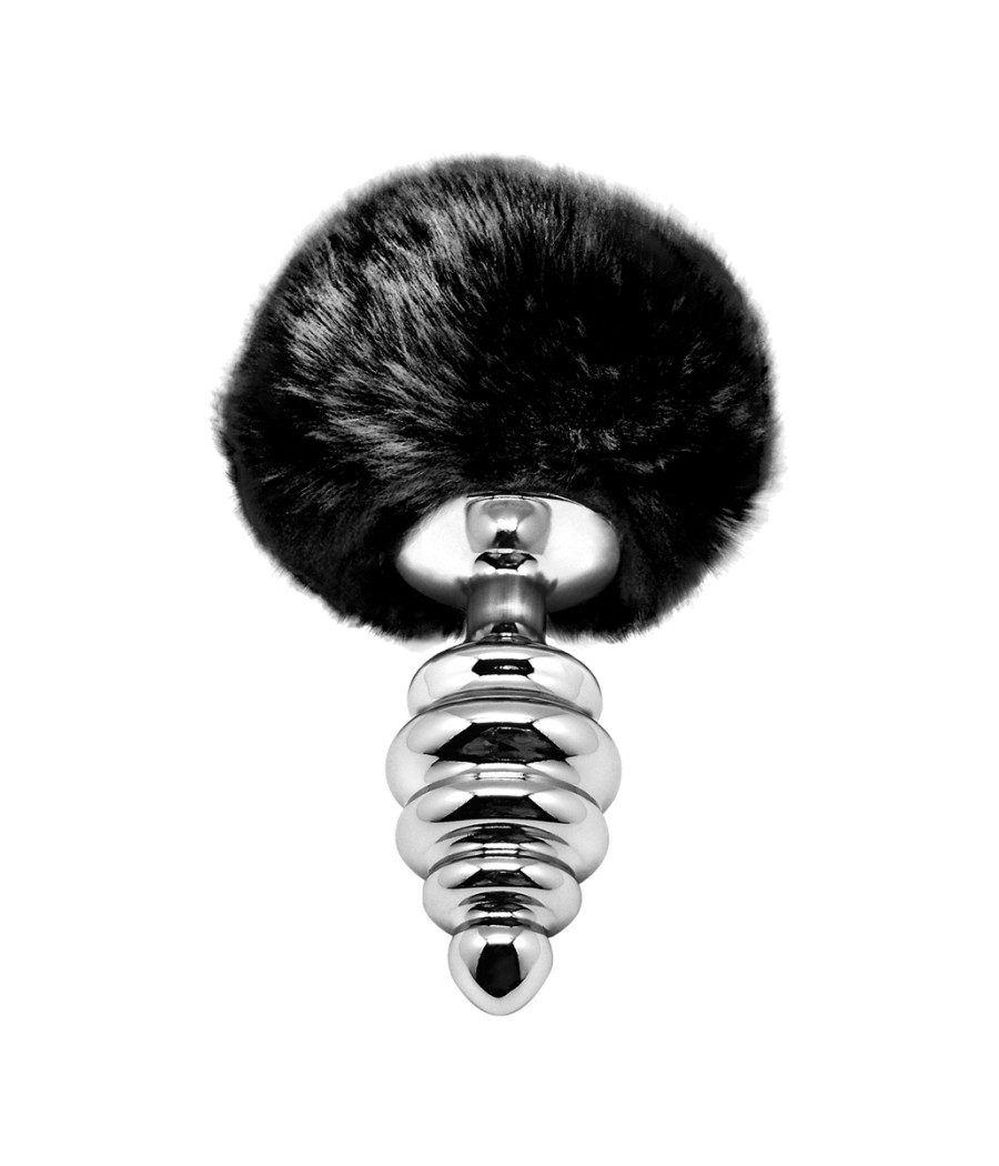 Plug métal Fluffy Twist M noir - Alive