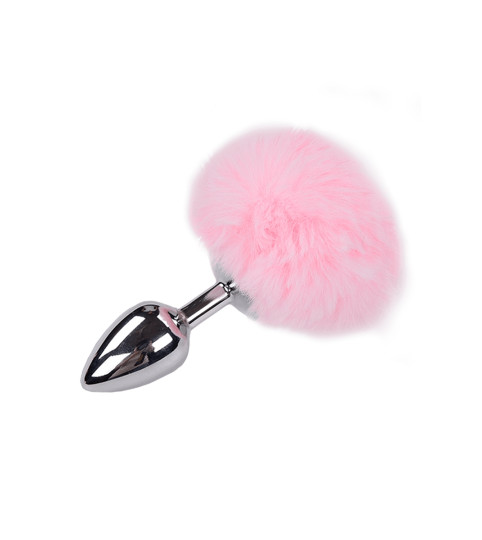 Plug métal Fluffy M rose - Alive