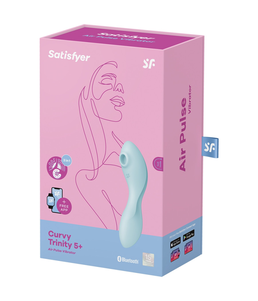 Curvy Trinity 5+ bleu - Satisfyer