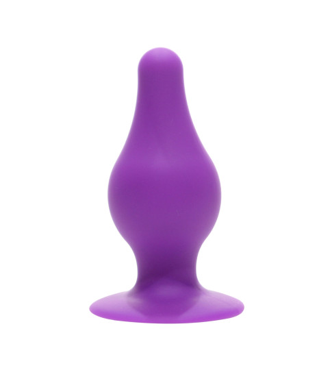 Plug anal double densité violet 10,2 cm - SilexD