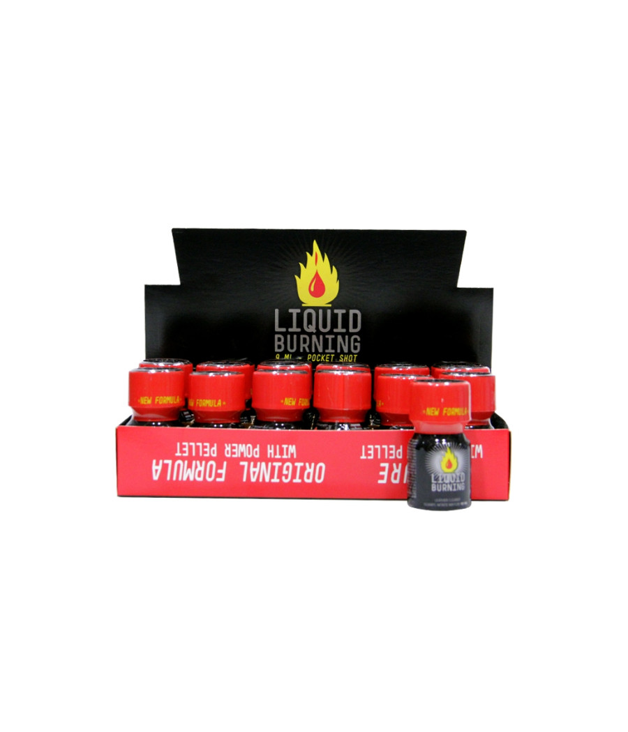 Box 18 poppers Liquid Burning 10ml