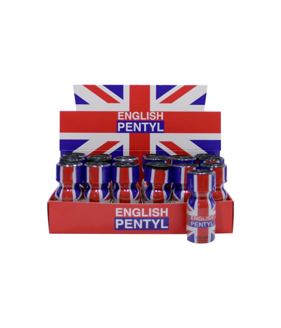 Box 18 poppers English Pentyl 15ml