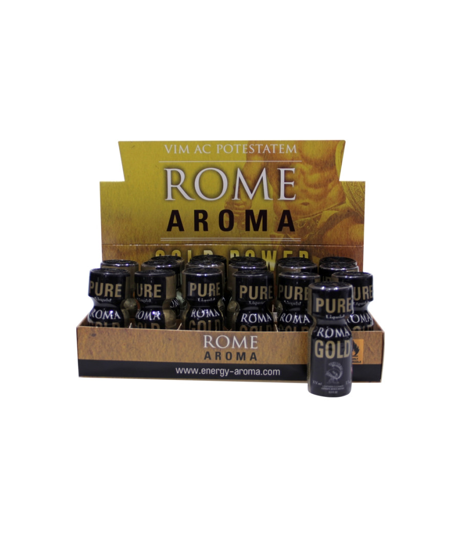 Box 18 poppers Roma Gold 15ml