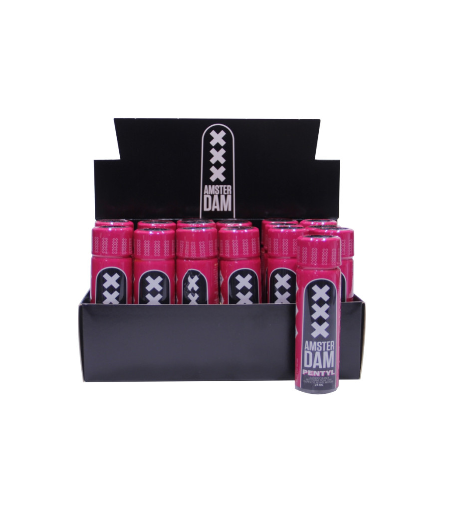 Box 18 poppers Amsterdam XXX Pentyl 24ml