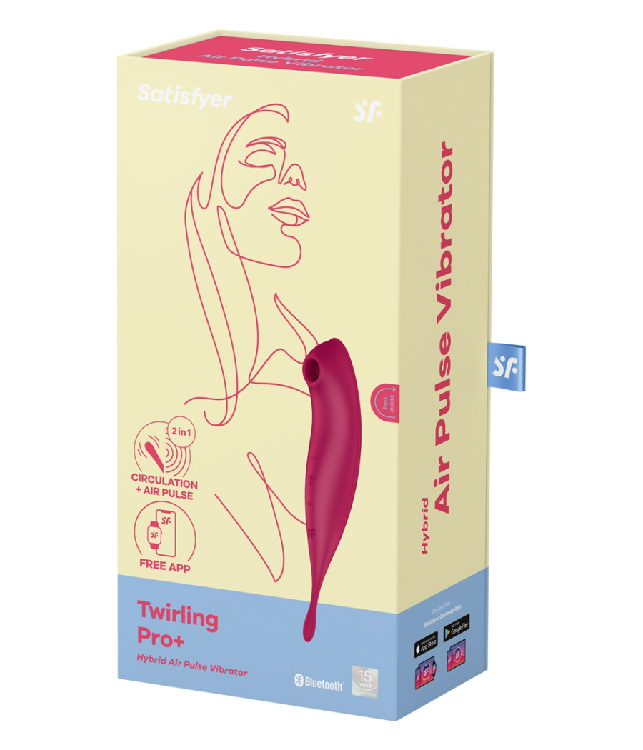 Stimulateur Satisfyer Twirling Pro+ Connecté rouge