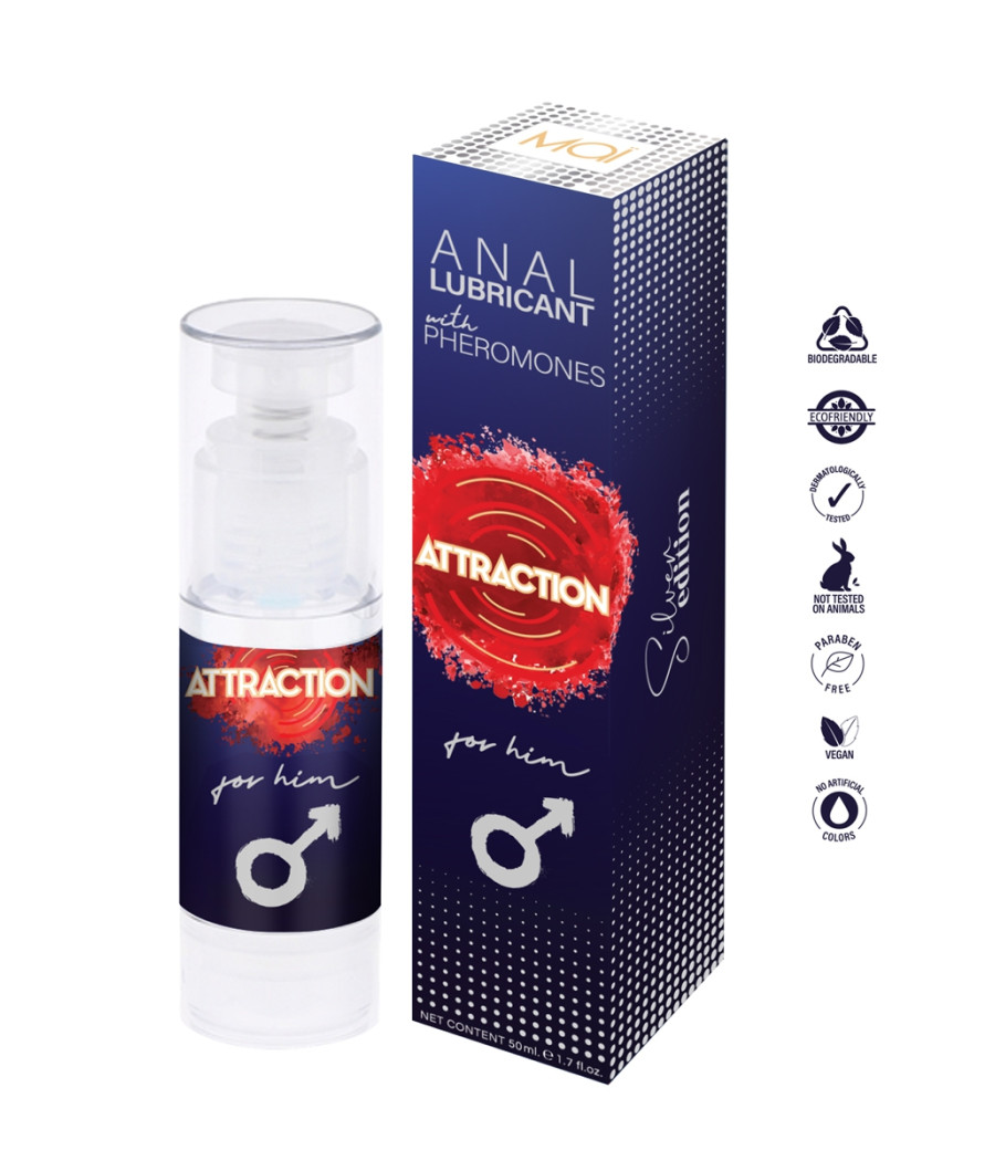 Lubrifiant anal aux phéromones pour homme - Attraction