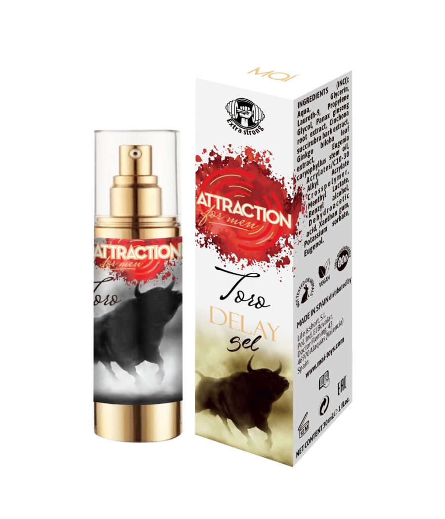 Gel retardant Toro  Extra fort 30ml - Attraction