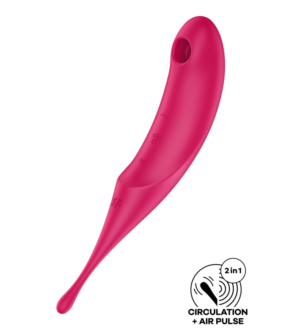 stimulateur Twirling Pro rouge - Satisfyer