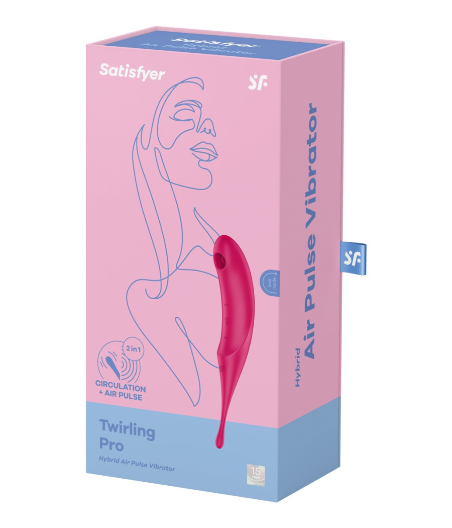 stimulateur Twirling Pro rouge - Satisfyer