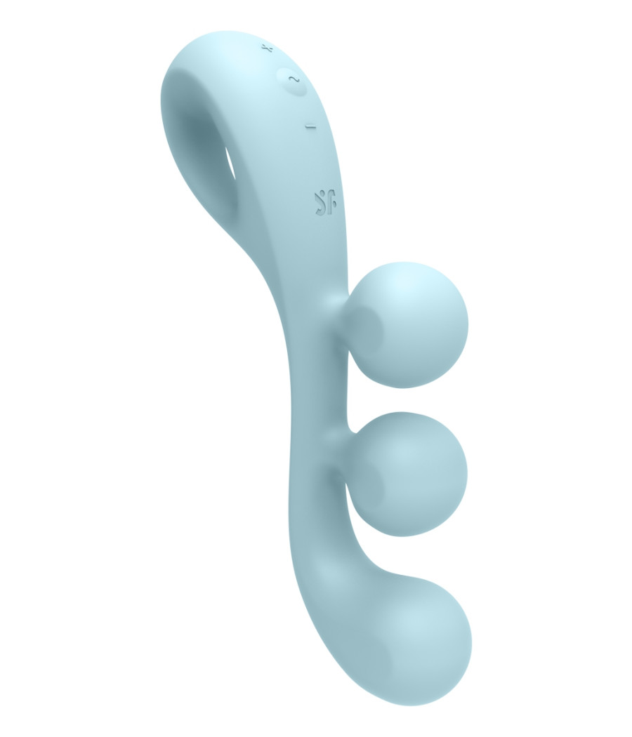 Multi-vibromasseur Tri Ball 2 bleu - Satisfyer