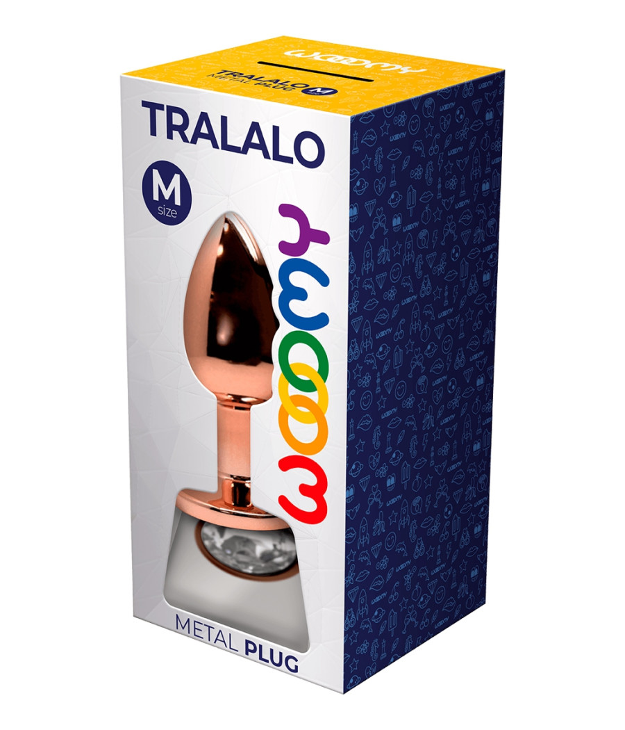 Plug bijou Tralalo transparent M - Wooomy