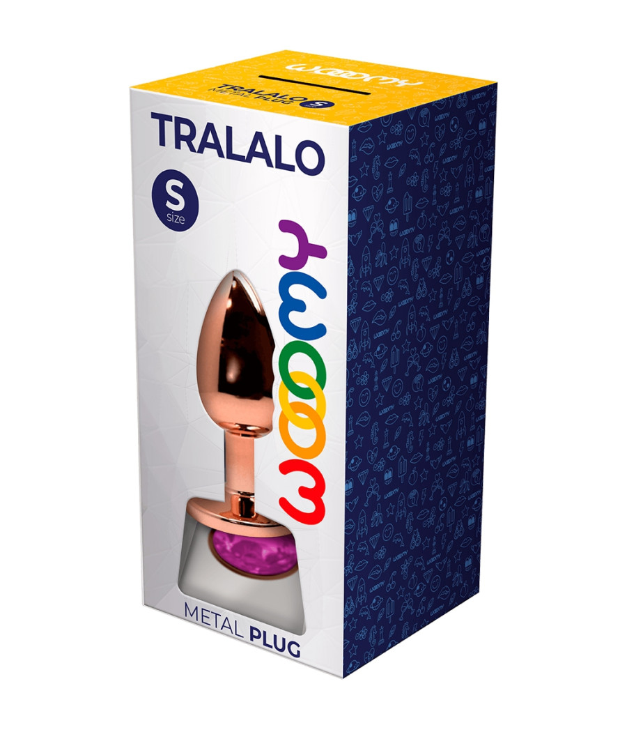 Plug bijou Tralalo rose S - Wooomy