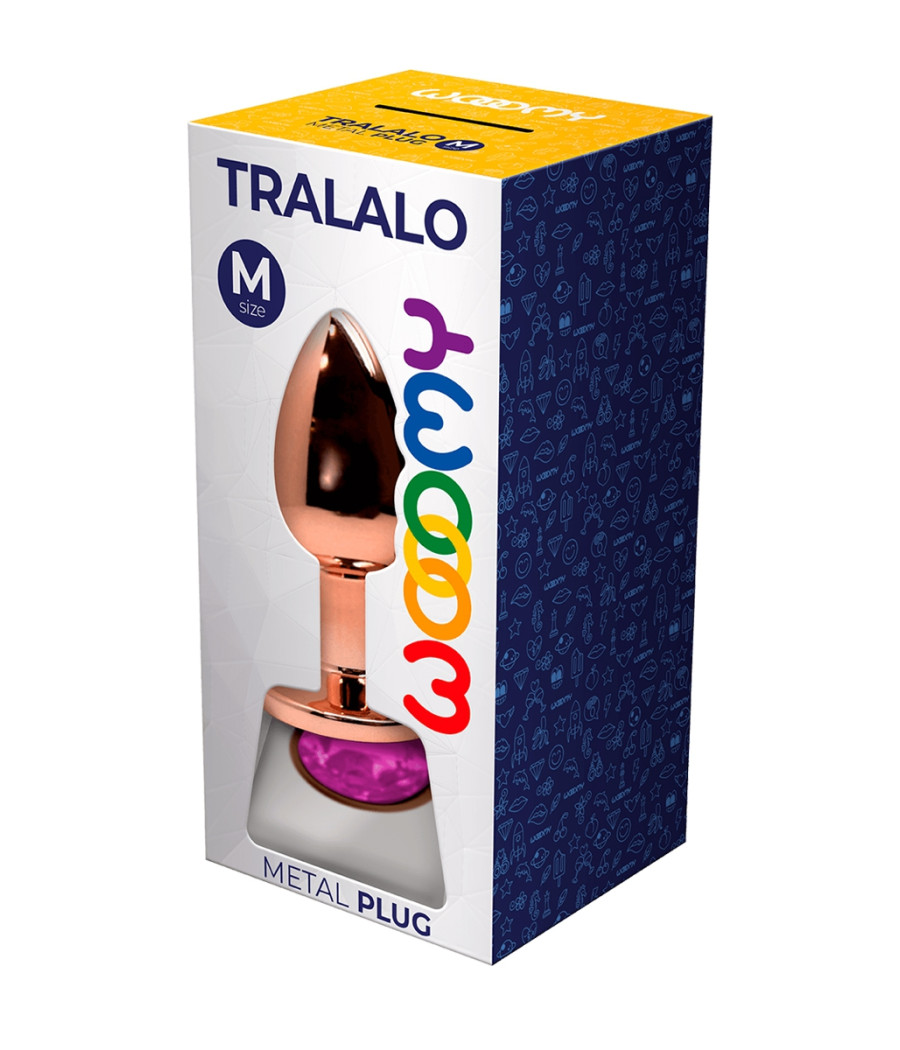 Plug bijou Tralalo rose M - Wooomy