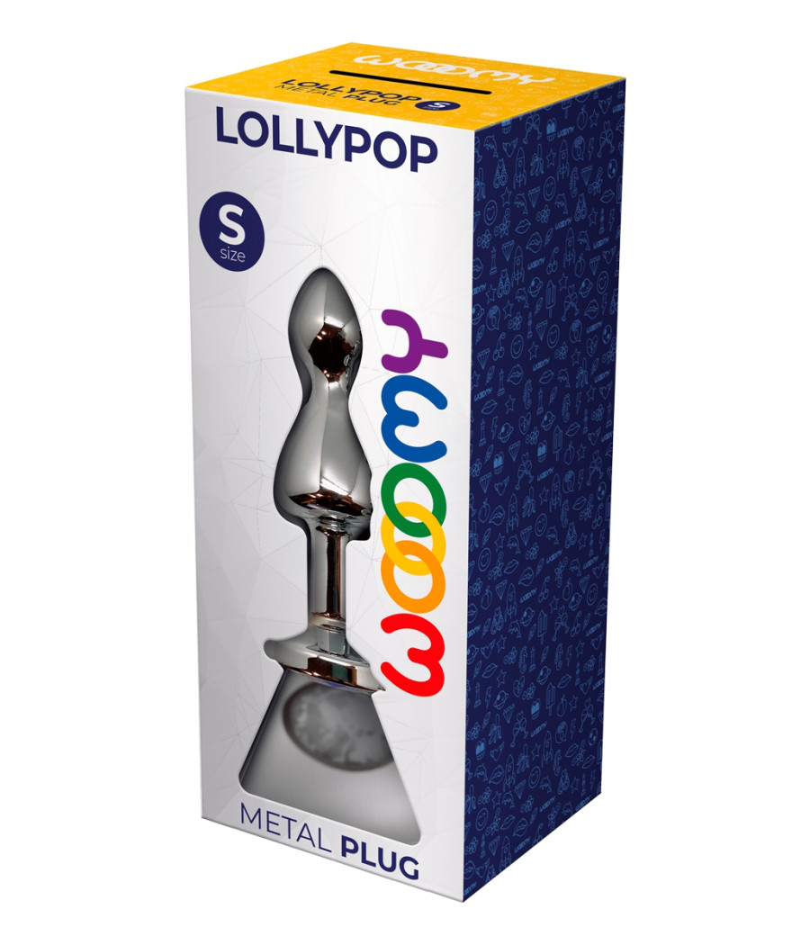 Plug bijou Lollypop transparent S - Wooomy