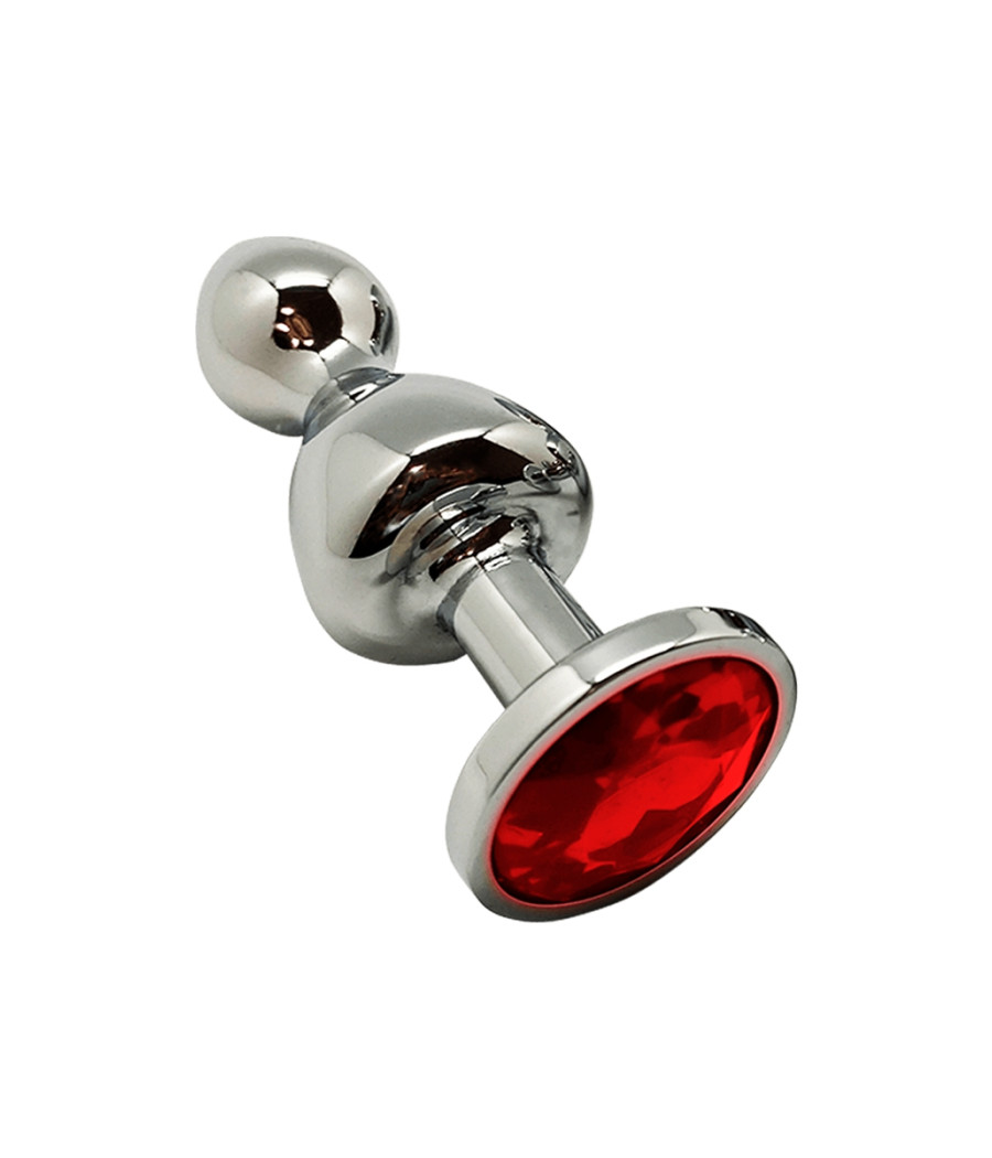 Plug bijou Lollypop rouge M - Wooomy