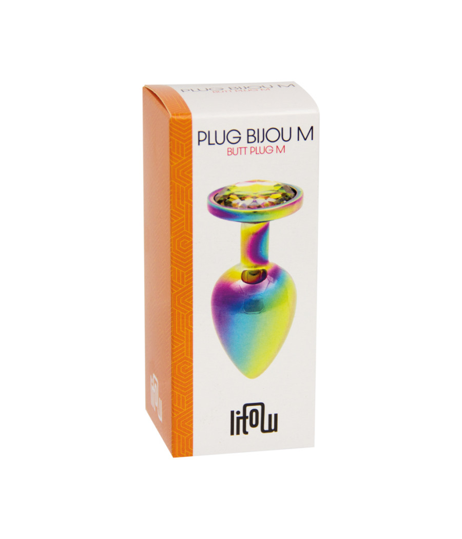 Plug bijou arc-en-ciel M - Litolu