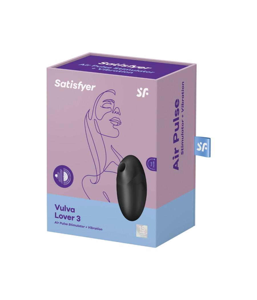 Double stimulateur Vulva lover 3 Noir - Satisfyer