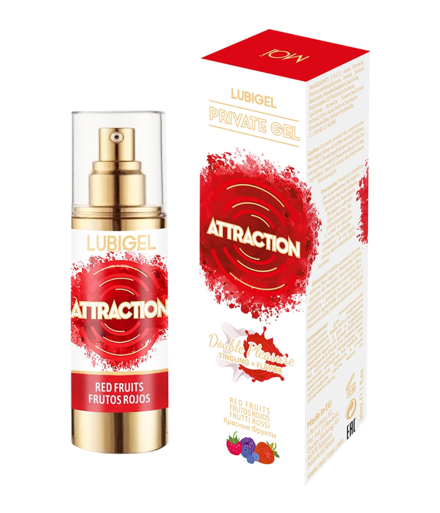 Lubrifiant stimulant fruits rouges - Attraction