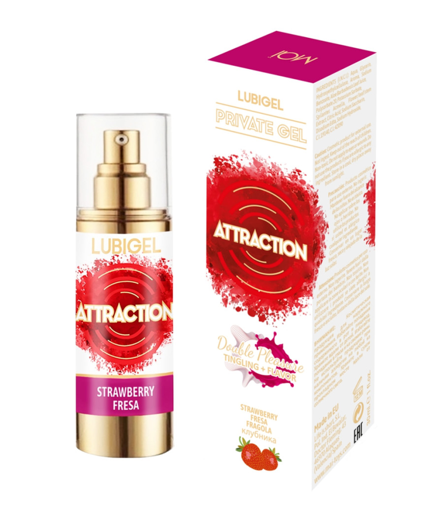 Lubrifiant stimulant fraise - Attraction