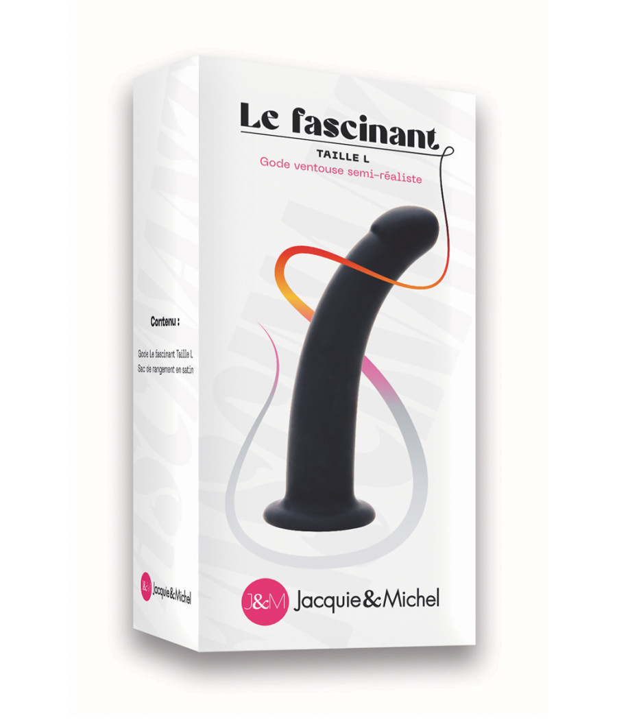 Gode ventouse Le fascinant 18x3,8cm - Jacquie et Michel