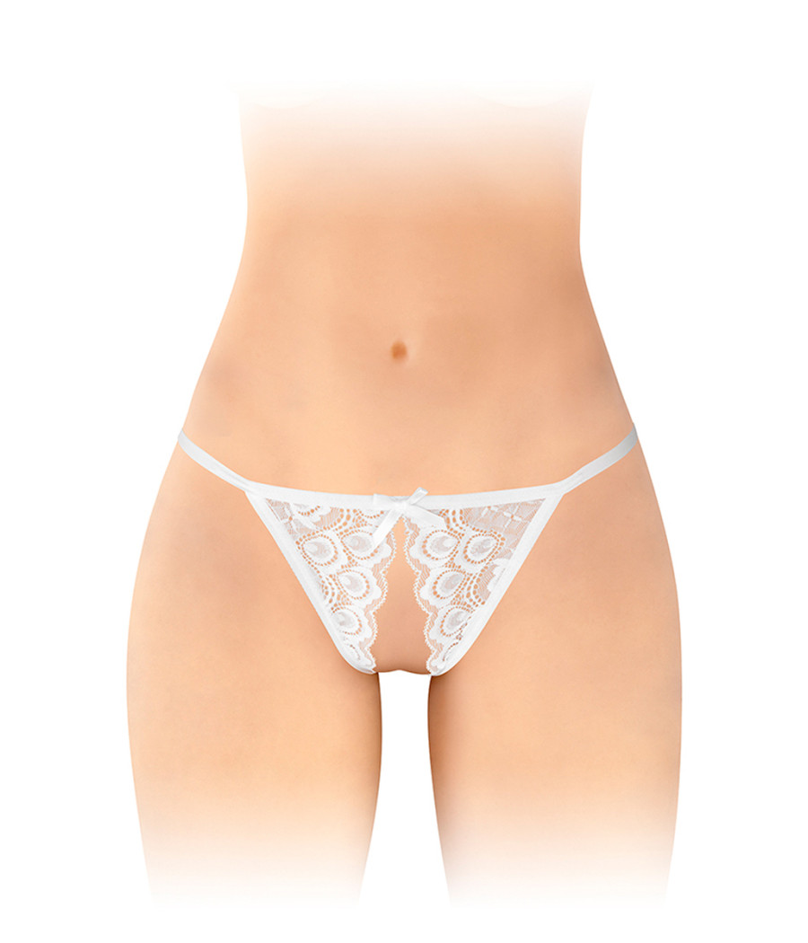 Culotte ouverte Zoé blanche - Fashion Secret